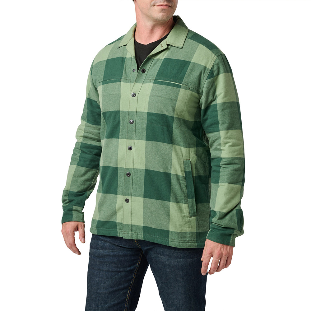 5.11 택티컬 세트 셔츠 자켓(트레킹 그린 체크) - Seth Shirt Jacket(Trekking Green Check)