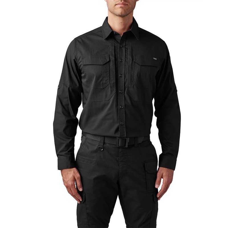 5.11 택티컬 ABR 프로 긴팔 셔츠 (블랙) - ABR Pro Long Sleeve Shirt (Black)