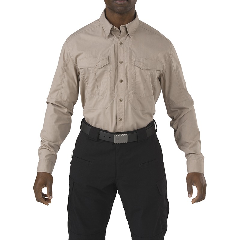 5.11 택티컬 스트라이크 긴팔 셔츠 (카키) - Stryke Long Sleeve Shirt (Khaki)