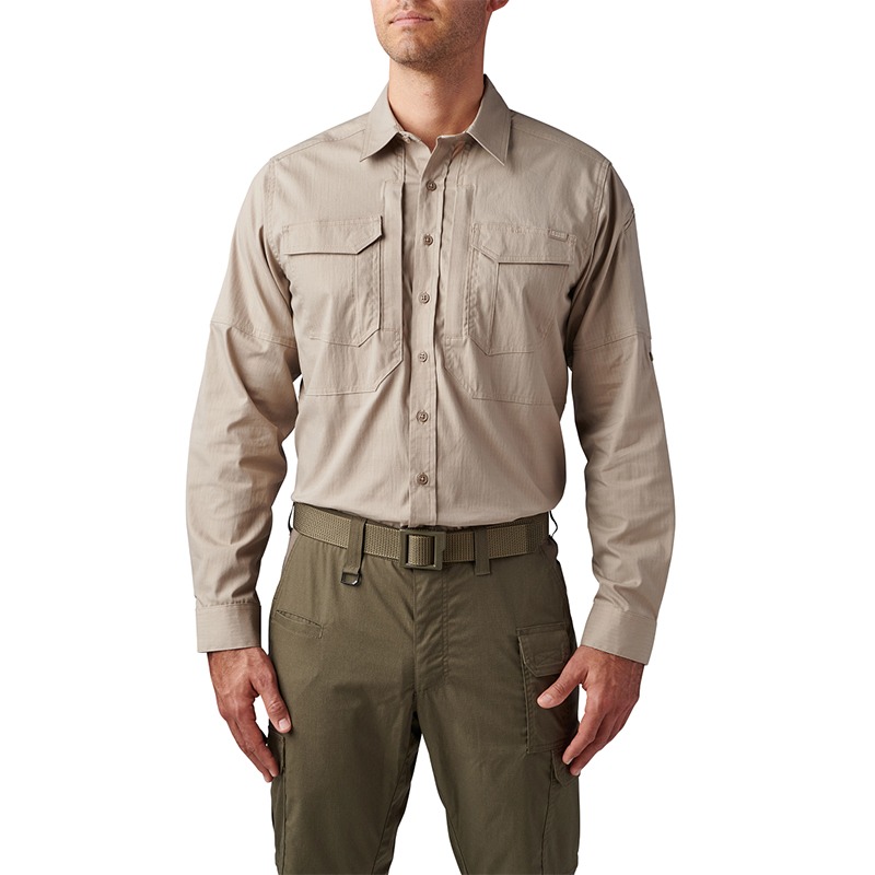 5.11 택티컬 ABR 프로 긴팔 셔츠 (카키) - ABR Pro Long Sleeve Shirt (Khaki)