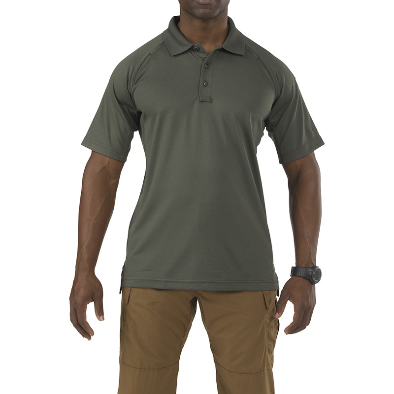 5.11 택티컬 퍼포먼스 폴로 반팔 셔츠 (TDU 그린) - Performance Polo Short Shirt (TDU Green)
