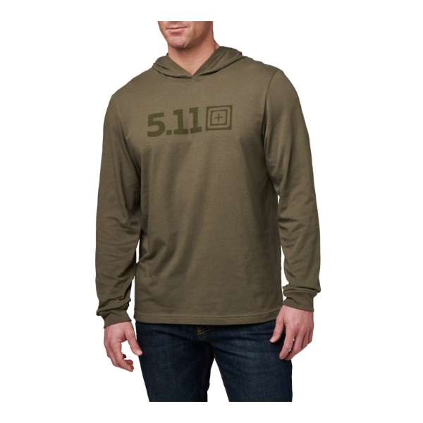 5.11 택티컬 511 후드 티셔츠(레인저그린) - Hooded Long Sleeve Tee (Ranger Green)