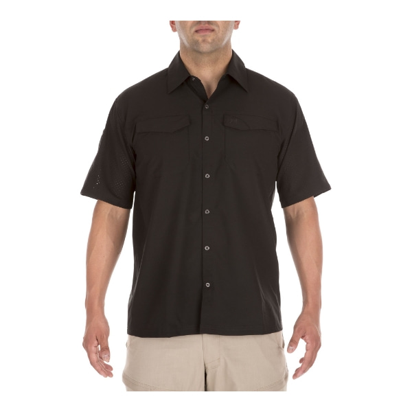 5.11 택티컬 프리덤 플렉스 반팔 셔츠(블랙) - Freedom Frex Short Sleeve Shirt (Black)