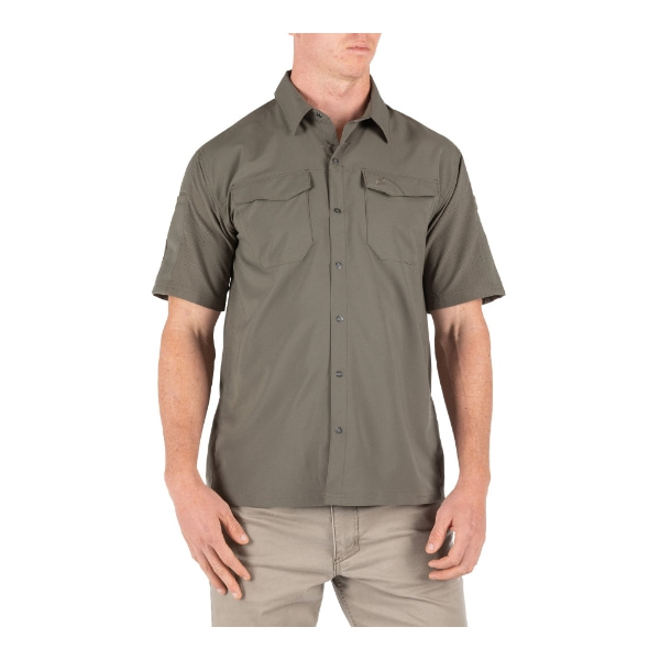 5.11 택티컬 프리덤 플렉스 반팔 셔츠(레인저그린) - Freedom Frex Short Sleeve Shirt (Ranger Green)