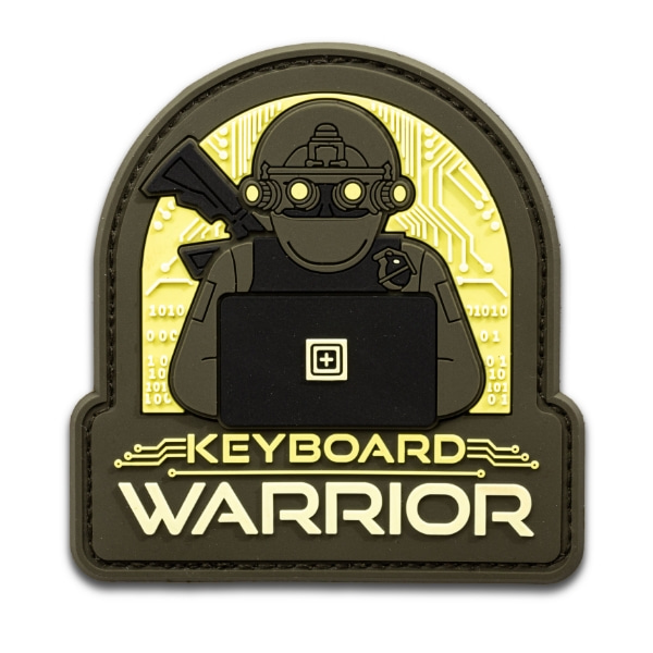 5.11 택티컬 키보드 워리어 패치 (그린) - Keyboard Warrior Patch (Green)