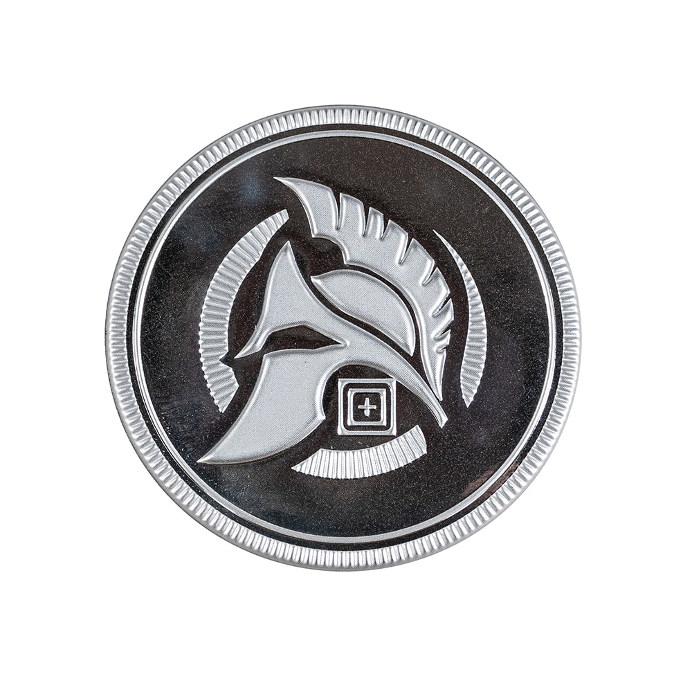 5.11 택티컬 스파르탄 코인 패치 (실버) - Spartan Coin Patch (Silver)