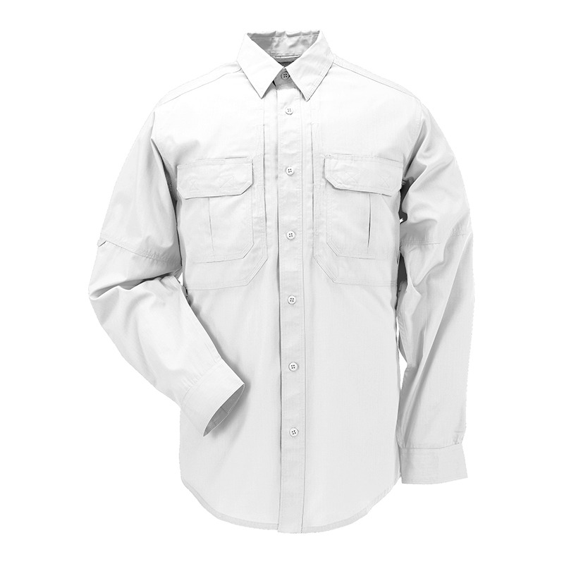 5.11 택티컬 택라이트 프로 긴팔 셔츠 (화이트) - Taclite Pro Long Sleeve Shirt (White)