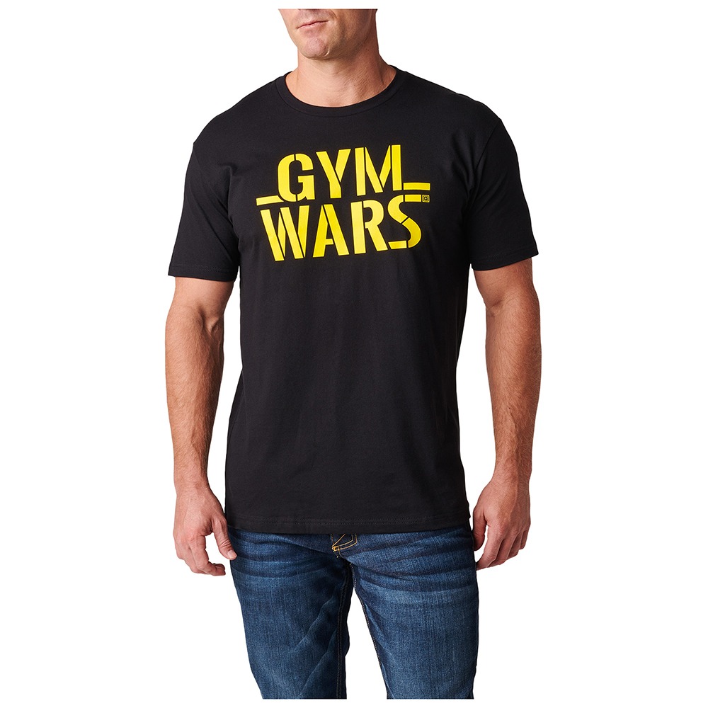 5.11 택티컬 Gym Wars 반팔 티셔츠 숏 슬리브 (블랙) - Gym Wars Ss Tee (Black)