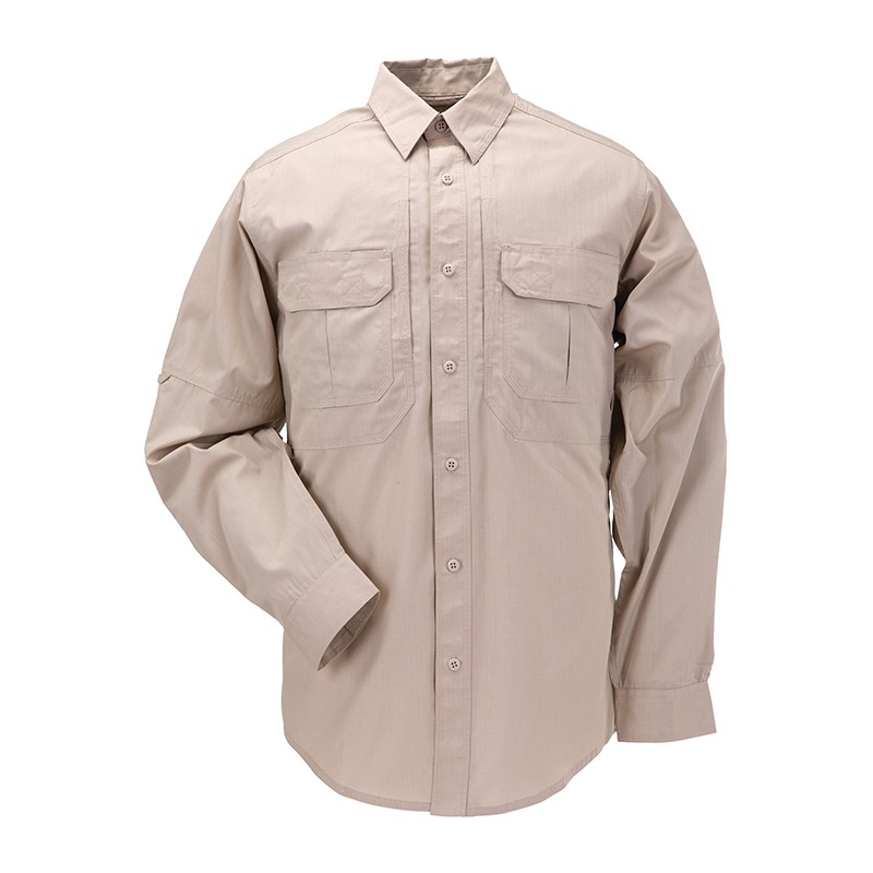 5.11 택티컬 택라이트 프로 긴팔 셔츠 (TDU 카키) - Taclite Pro Long Sleeve Shirt (TDU Khaki)