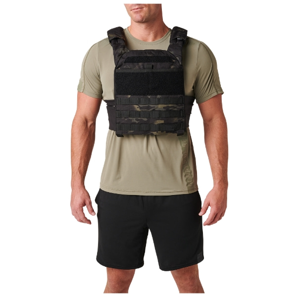 5.11 택티컬 TacTec 트레이너 베스트(블랙 멀티캠) - TacTec Trainer Weight Vest(Black Multicam)