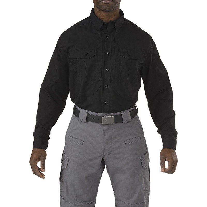 5.11 택티컬 스트라이크 긴팔 셔츠 (블랙) - Stryke Long Sleeve Shirt (Black)