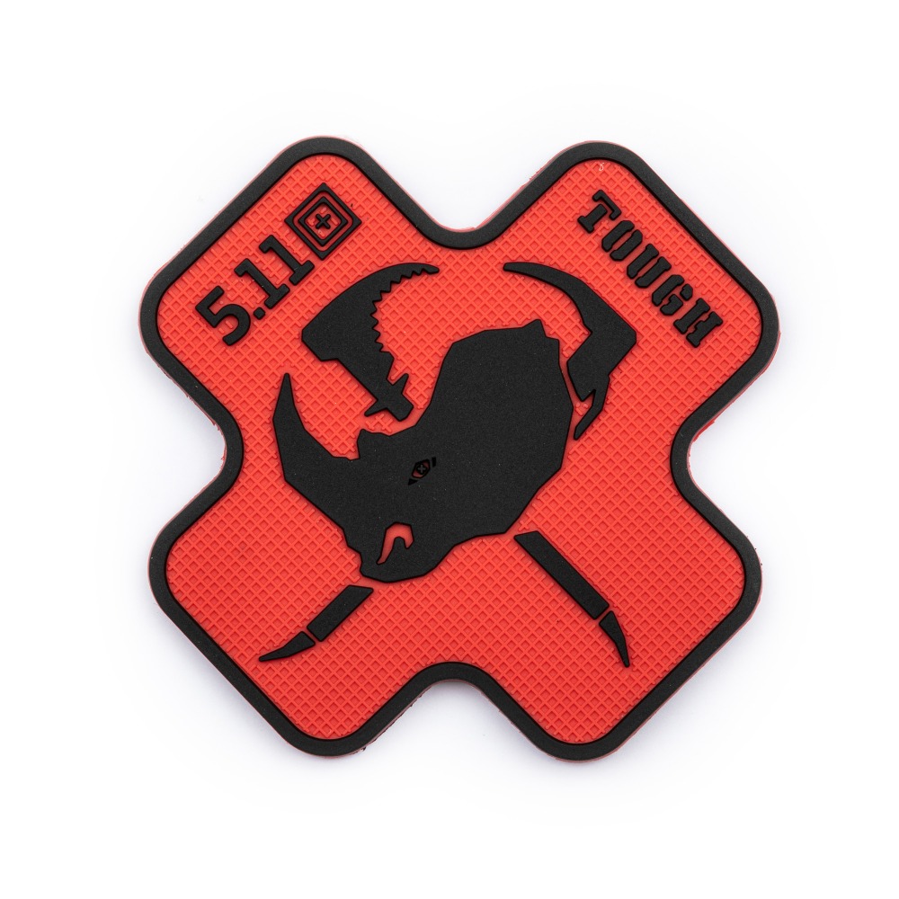 5.11 택티컬 라이노 브리처 패치 (레드) - Rhino Breacher Patch (Red)