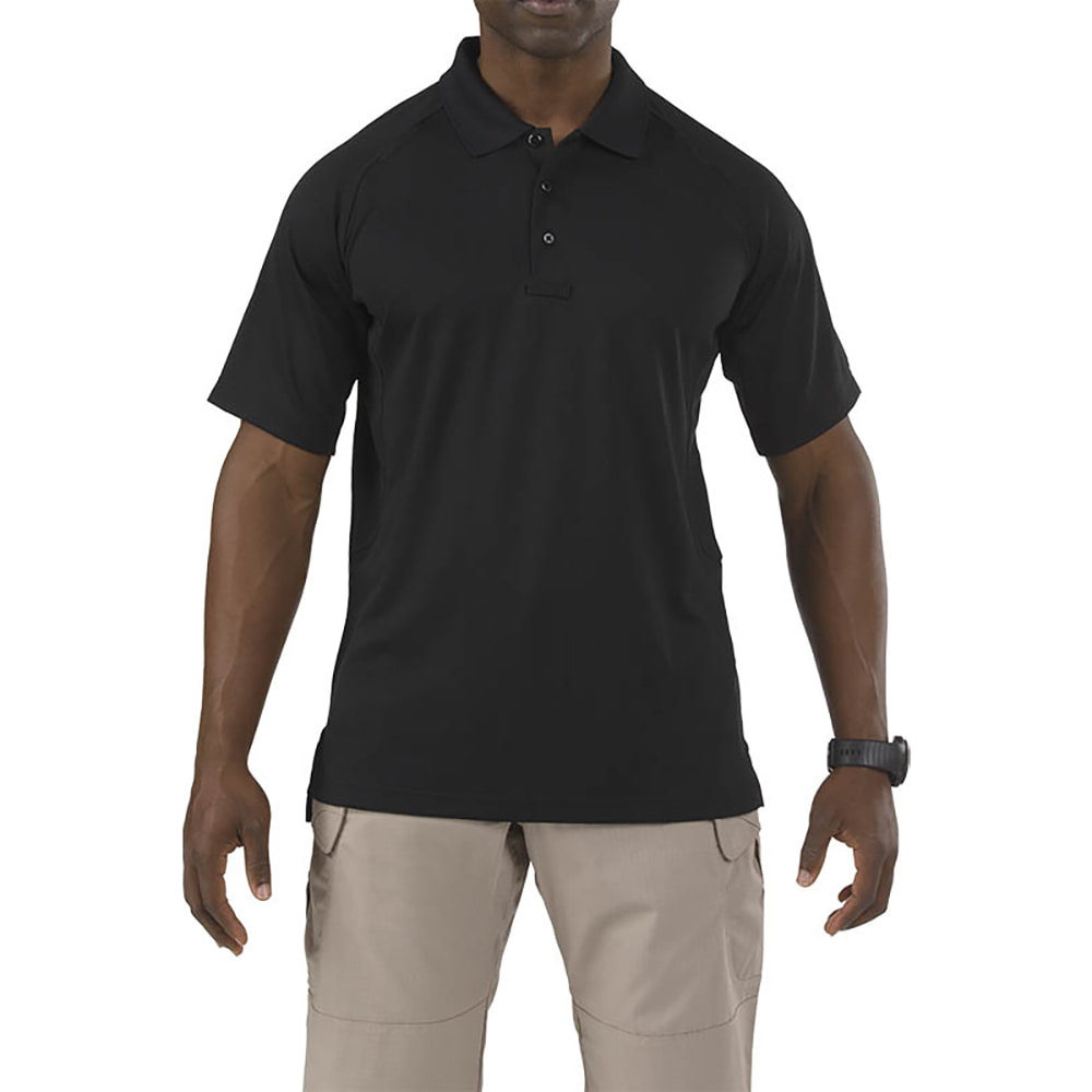 5.11 택티컬 퍼포먼스 폴로 반팔 셔츠 (블랙) - Performance Polo Short Shirt (Black)